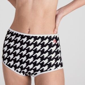 Perfect Moment High Waisted houndstooth bikini bottom NWOT